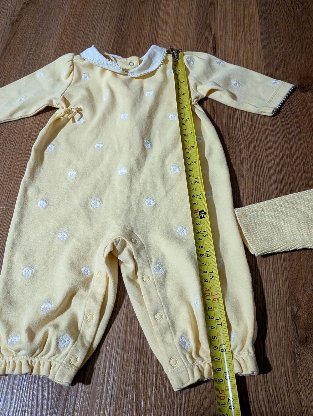 Vintage Gymboree Daisy Cow Yellow Outfit Set 3-6 Months - Picture 7 of 10